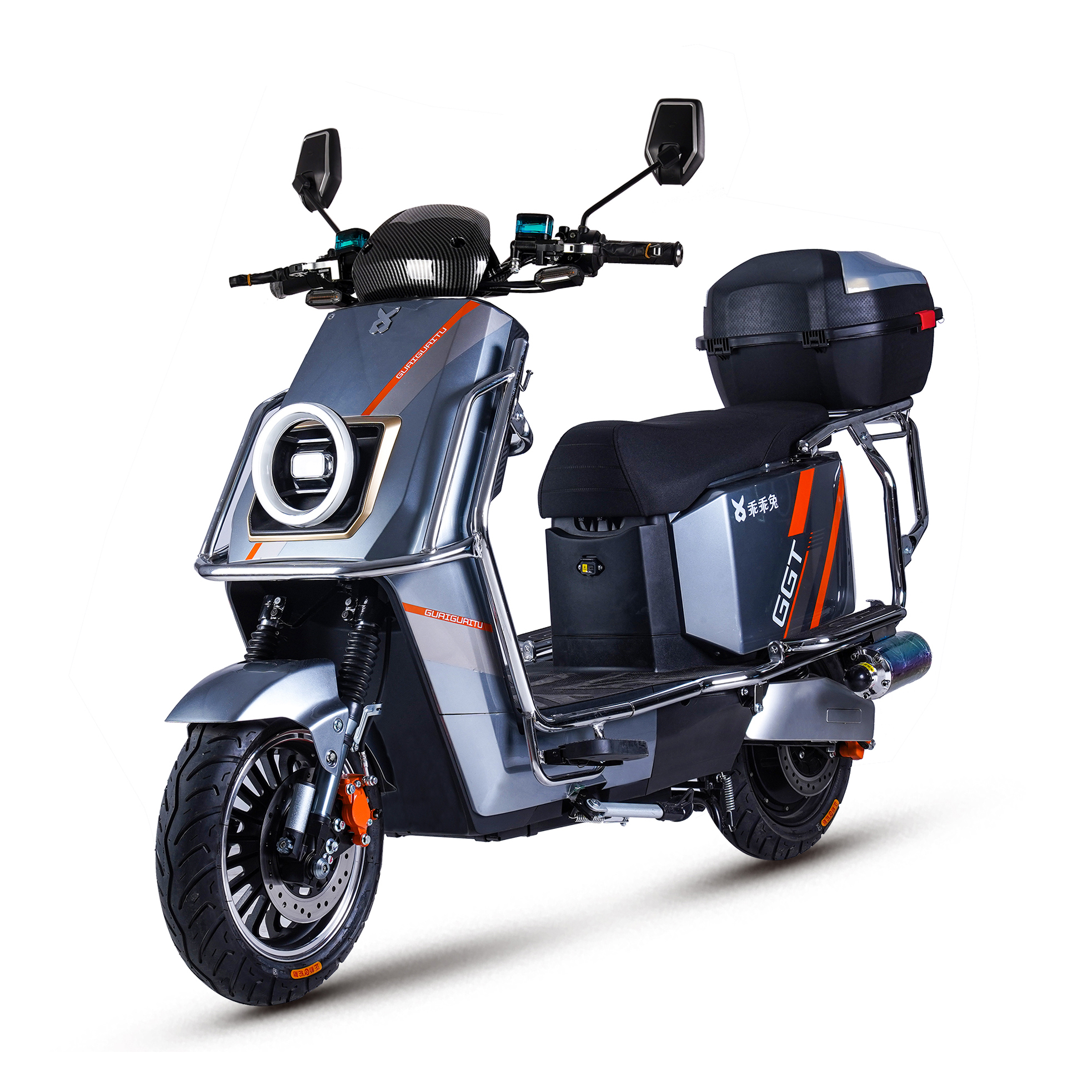Pabrik E-skuter Berkecepatan Tinggi E-motor Baterai Tahan Lama Model Buddie